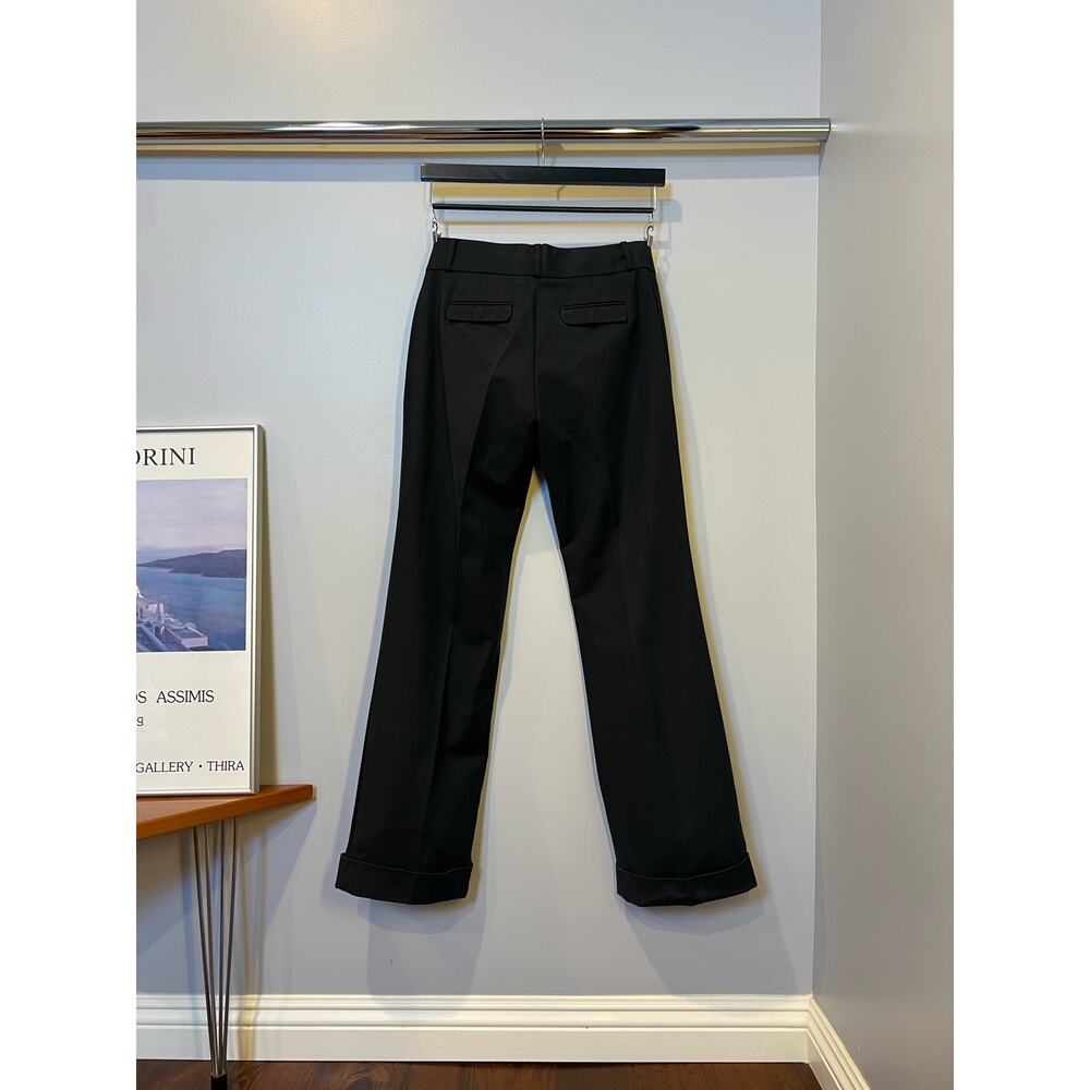 Banana Republic Trouser No. 718 Martin Fit Black Stretch Cuffed - Women’s Size 2